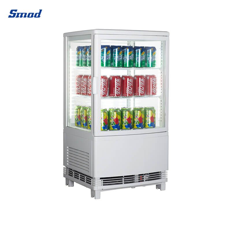 
Smad Glass Door Coca Cola Mini Fridge with 4-Layer Shelf