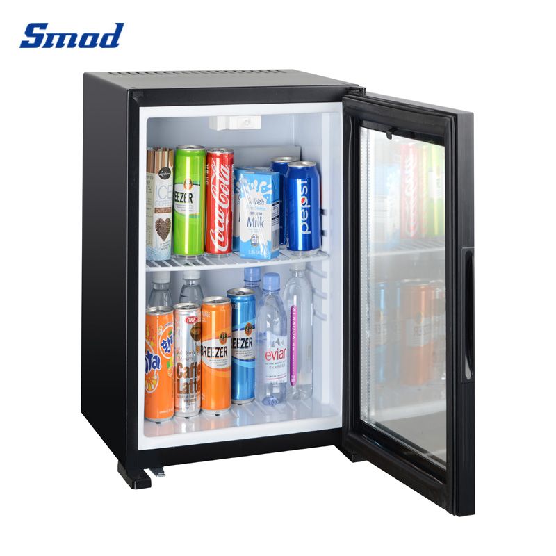 Smad Glass Door Gas Fridge with Digital Temperature Control