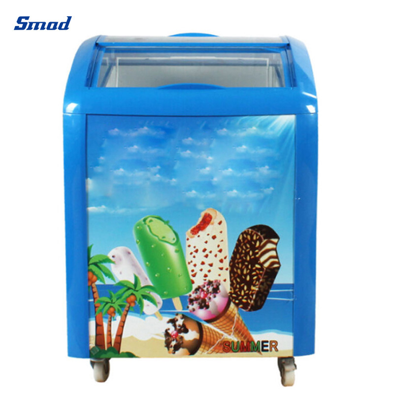 
Smad Portable Ice Cream Freezer with Adjustable Wheels