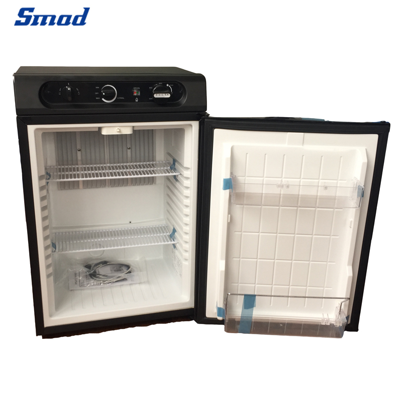 
Smad Black Countertop Gas Fridge with Adjustable Shelves