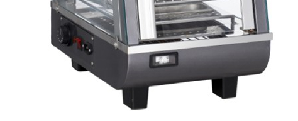 
Smad 76L Countertop Hot Food Display Showcase with Adjustable temperature controller