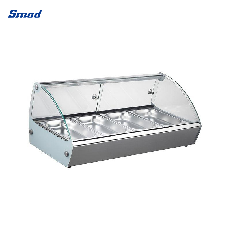 
Smad Countertop Hot Food Display Warmer with 4 Pans