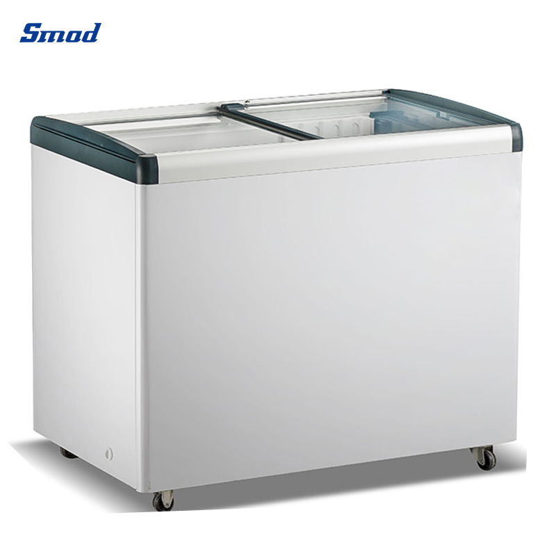 
Smad Ice Cream Display Fridge with Embossed Aluminum