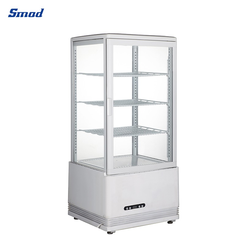 
Smad Glass Door Mini Beverage Fridge of Automatic defrost