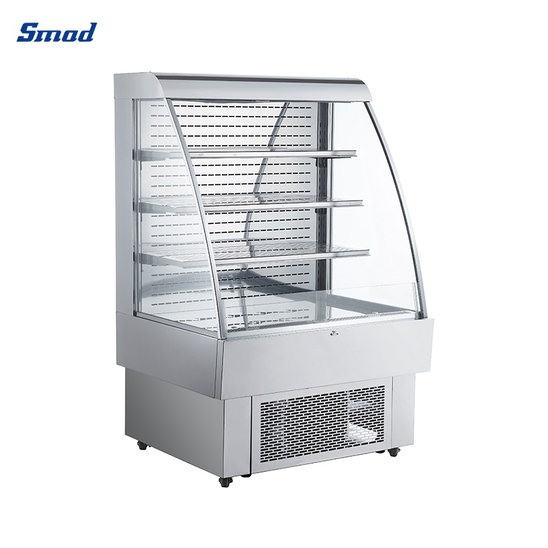 
Smad 1050L supermarket ventilating open display showcase cooler with night curtain