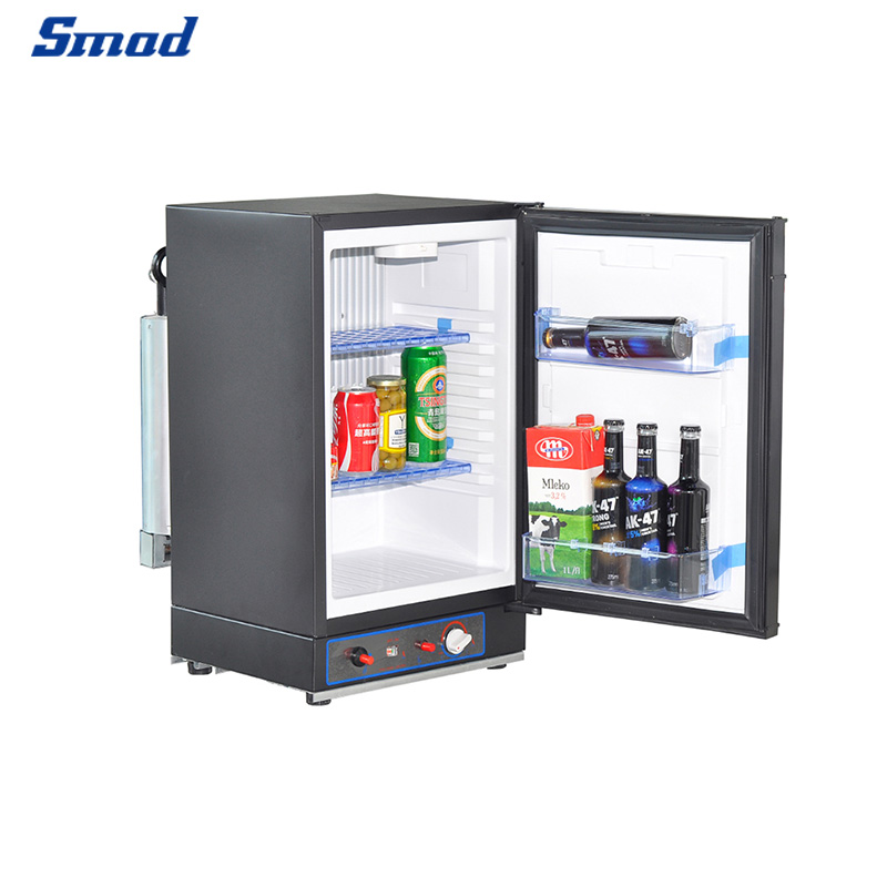 
Smad 40L Black Freestanding Gas/Propane Fridge with Compact Size