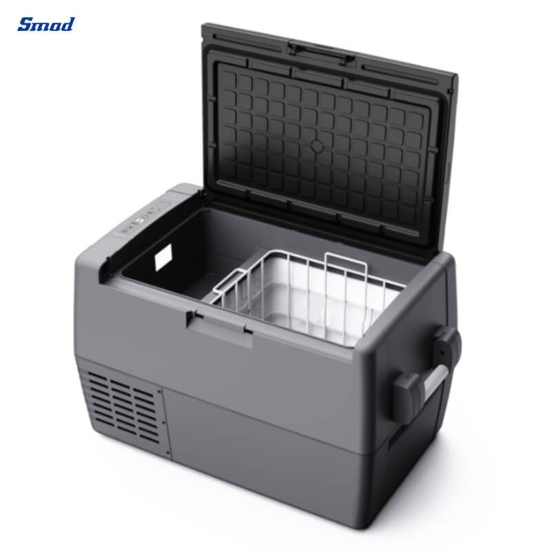 
Smad 2.1 Cu. Ft. DC 12/24V Portable Car Refrigerator with Extra-Thick Rubber Seals