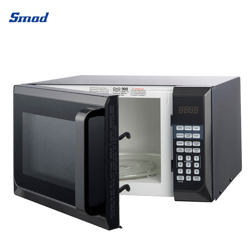 
Smad 0.7/0.9 Cu. Ft. Stainless Steel Countertop Microwave with 10 Power Levels