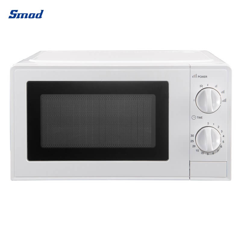 
Smad 20L Small Black / White Microwave with Plastic door & panel