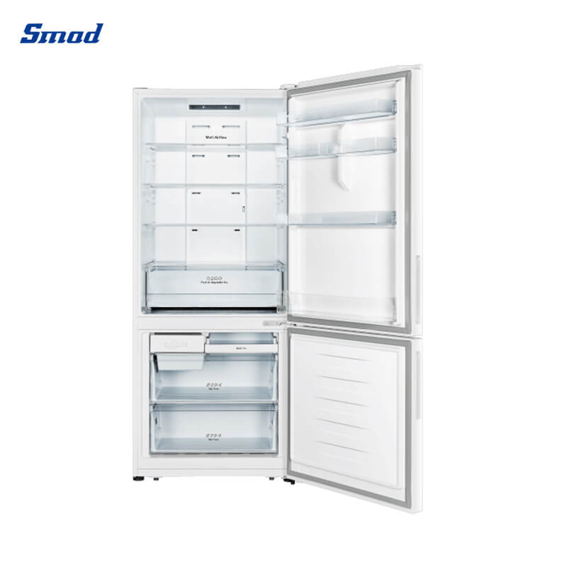 
Smad 14.8 Cu. Ft. White Refrigerator Bottom Freezer with Reversible door