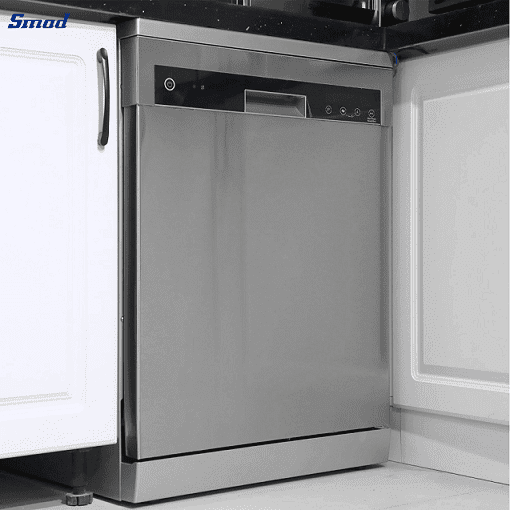 
Smad 24″ Front Control Semi Built-in Dishwasher with LED Display