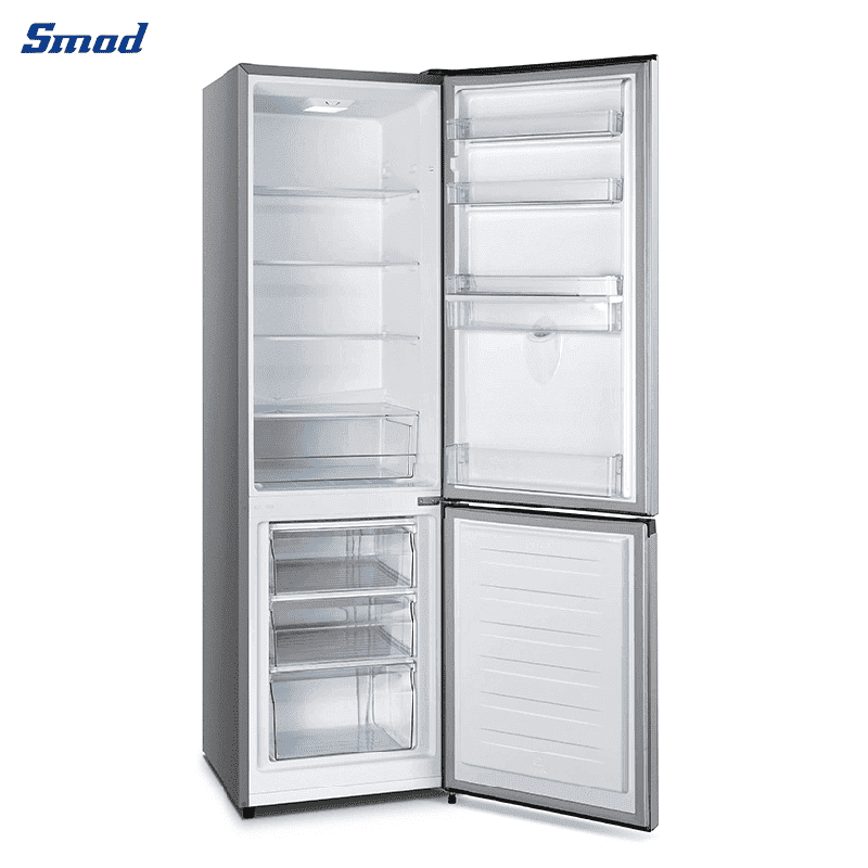 
Smad Bottom Freezer Double Door Fridge with Large Vegetable Drawer