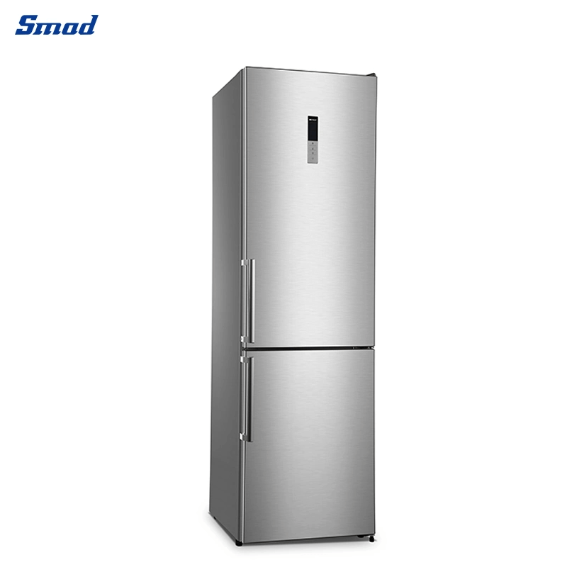 
Smad Bottom Freezer Double Door Fridge with One Line handle