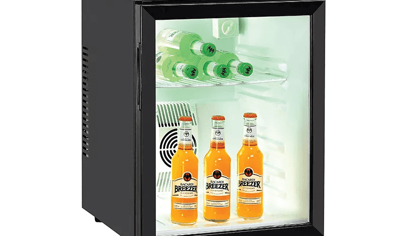 
Smad 32L Glass Door Mini Drink Fridge with Reversible door & adjustable foot