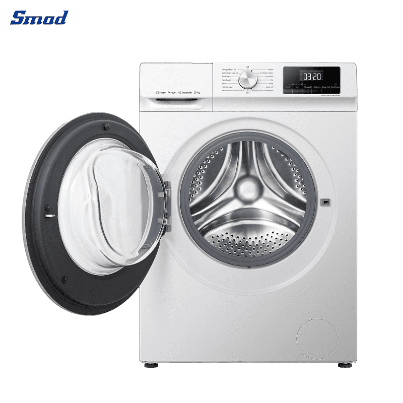 
Smad 9/10Kg Front Load Inverter Motor Washing Machine with Steam Washing Technology