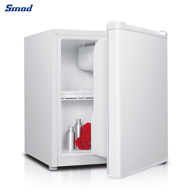 
Smad White Mini Bar Fridge with Slide-out wire shelf