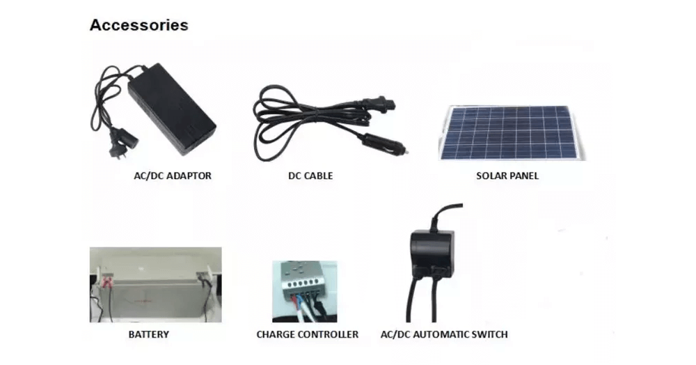 
Smad 3.8 Cu. Ft. AC/DC Double Door Solar Refrigerator with AC / DC adaptor