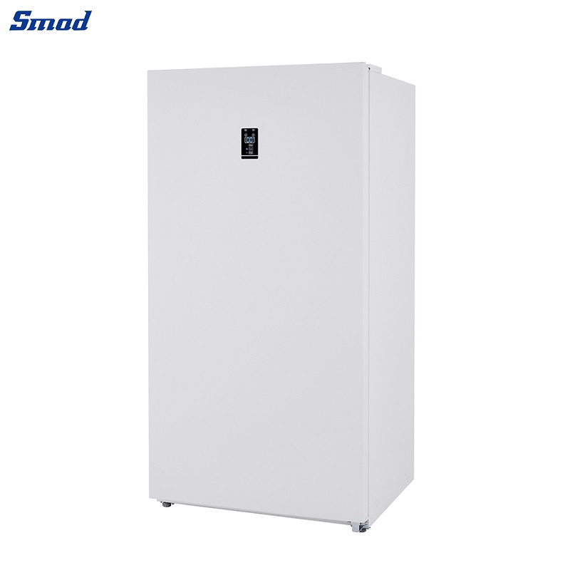 
Smad 17 Cu. Ft. Stainless Steel Self Defrosting Upright Freezer Converts Between Fridge and Freezer