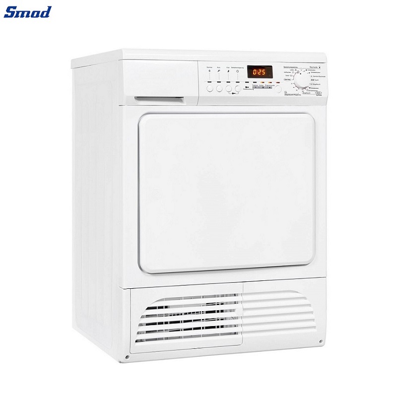 
Smad 8Kg Tumble Condenser Dryer Machine with Anti-crease function