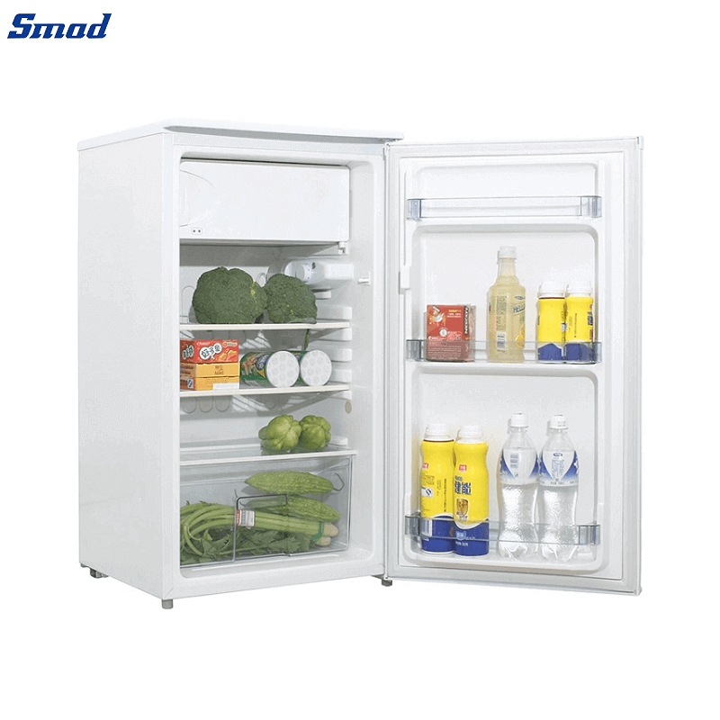 
Smad 91L Black / White Mini Fridge with Manual Defrost