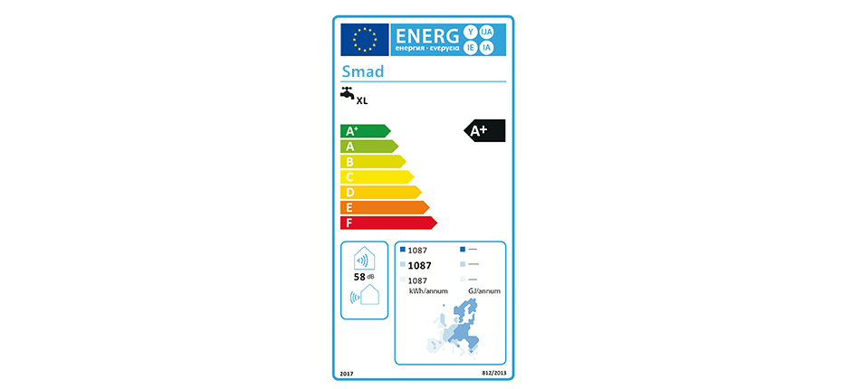 
Smad Air to Water Heat Pump Water Heater All in One with High COP up to 4.2