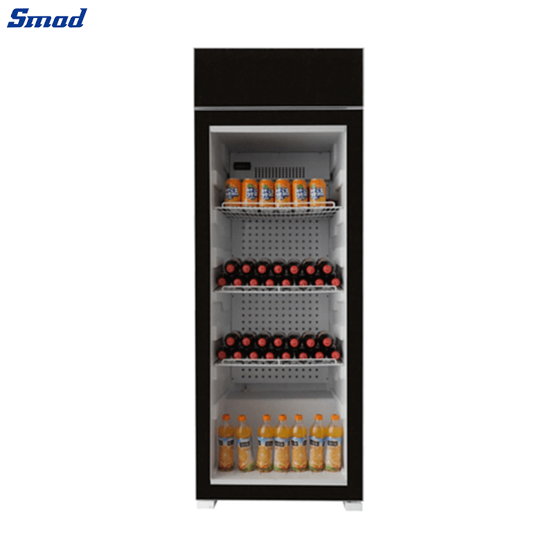 
Smad Glass Door Tall Cool Drinks Fridge with Optional door frame material