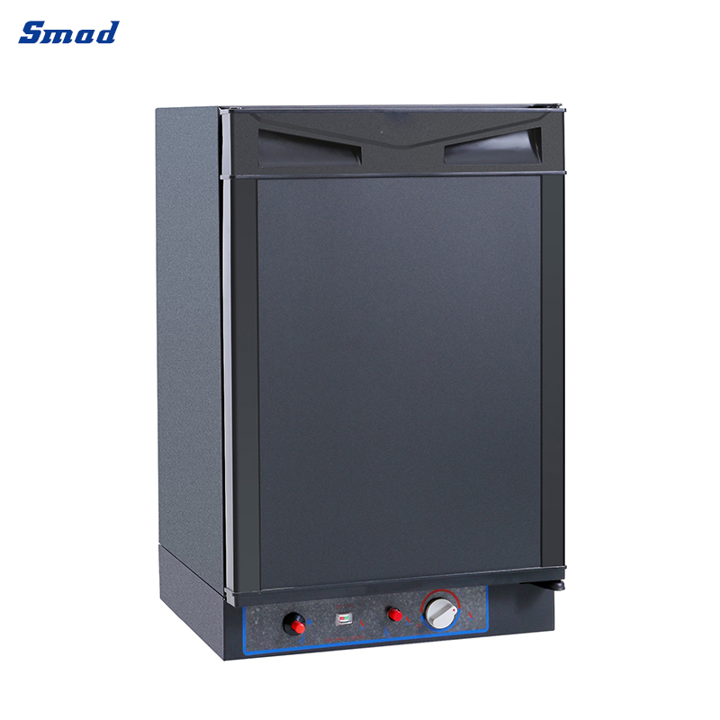 
Smad 40L Black Countertop Gas Fridge for Camper with Flame Indicator