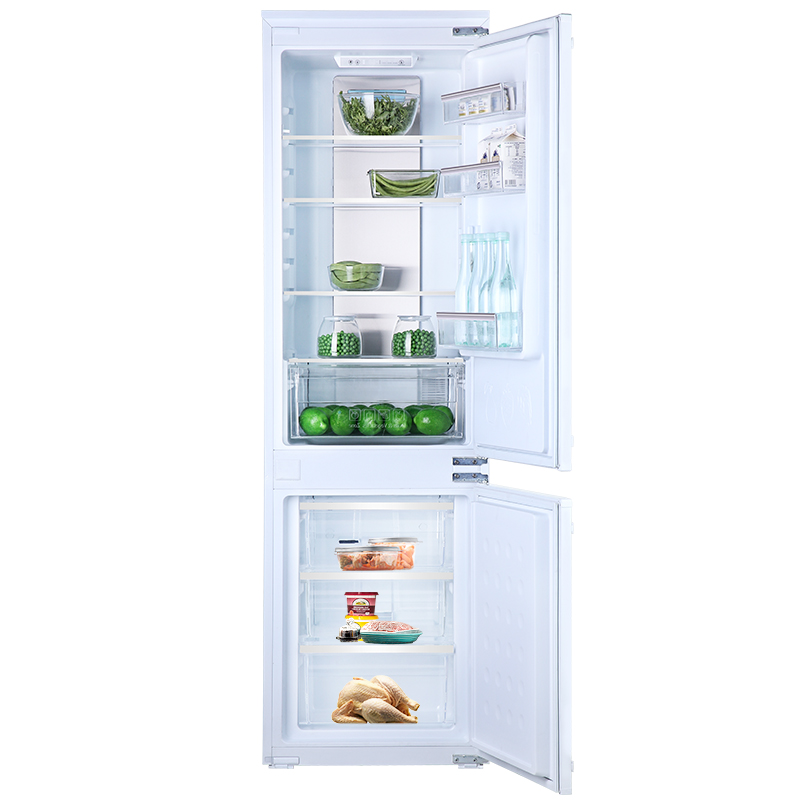 
Smad 240L 50/50 Integrated Slim Fridge Freezer with No Handle
